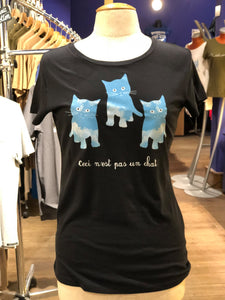 T-shirt Ceci n'est pas un chat - Manneke
